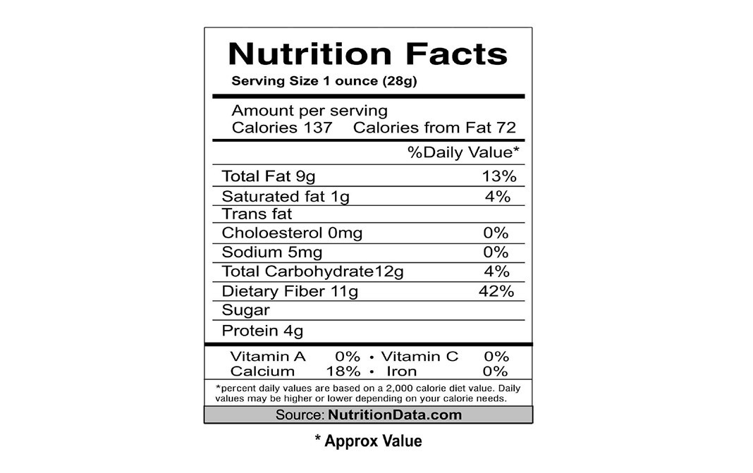Nutraj Chia Seeds    Pack  200 grams